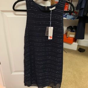 NWT Navy beaded dress